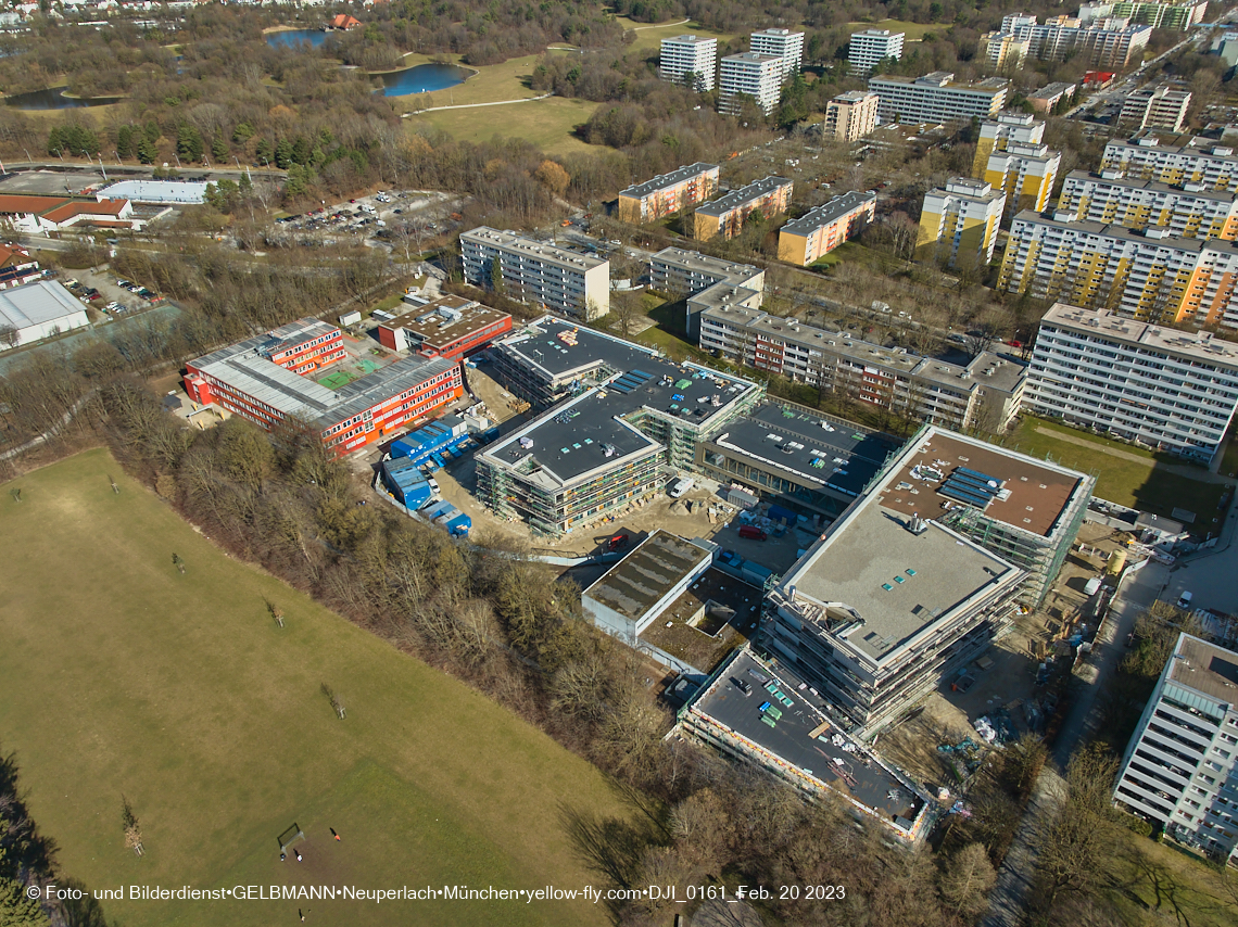 20.02.2023 -  Schulneubau am Strehleranger in Neuperlach